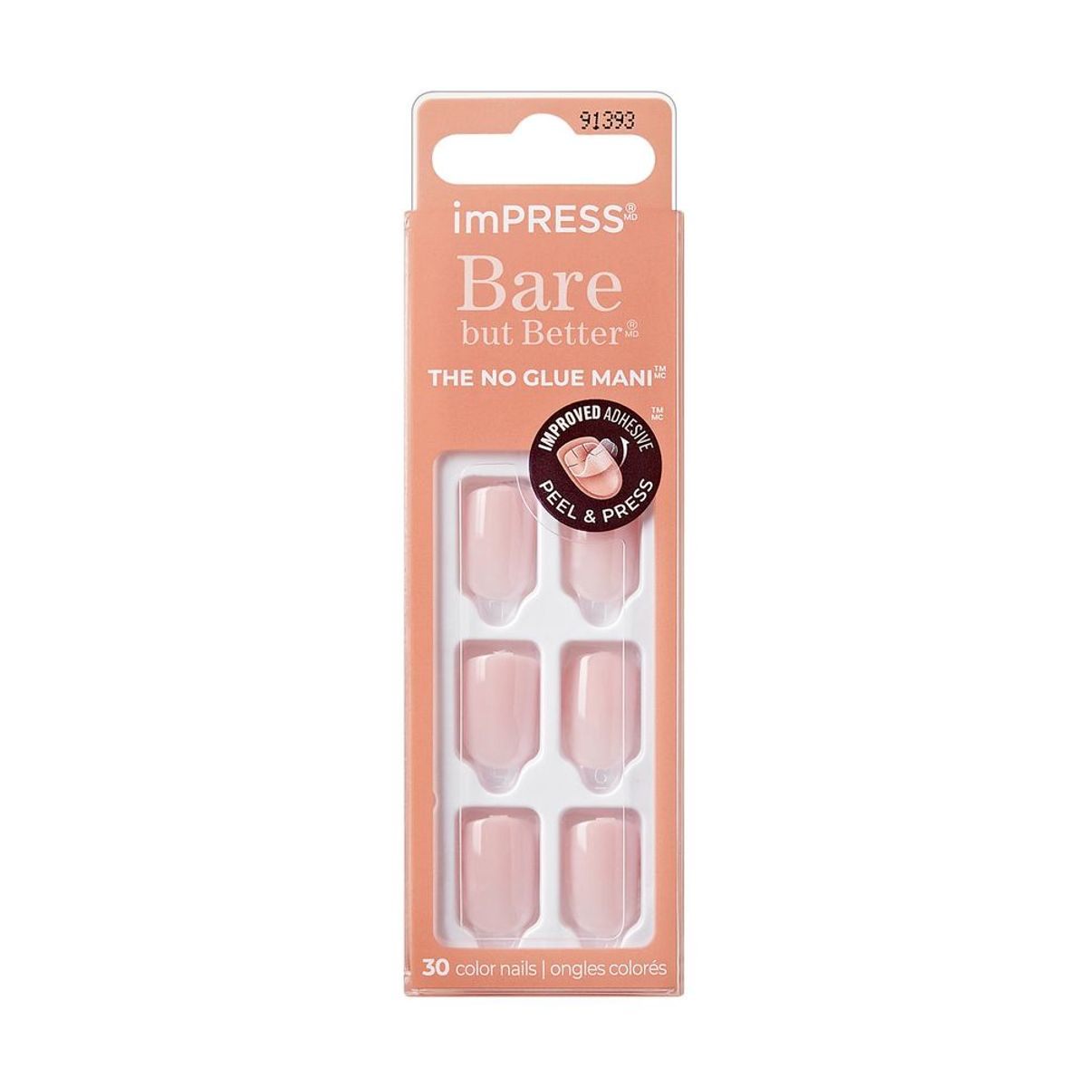KISS imPRESS Nails: Bare but better Instinct