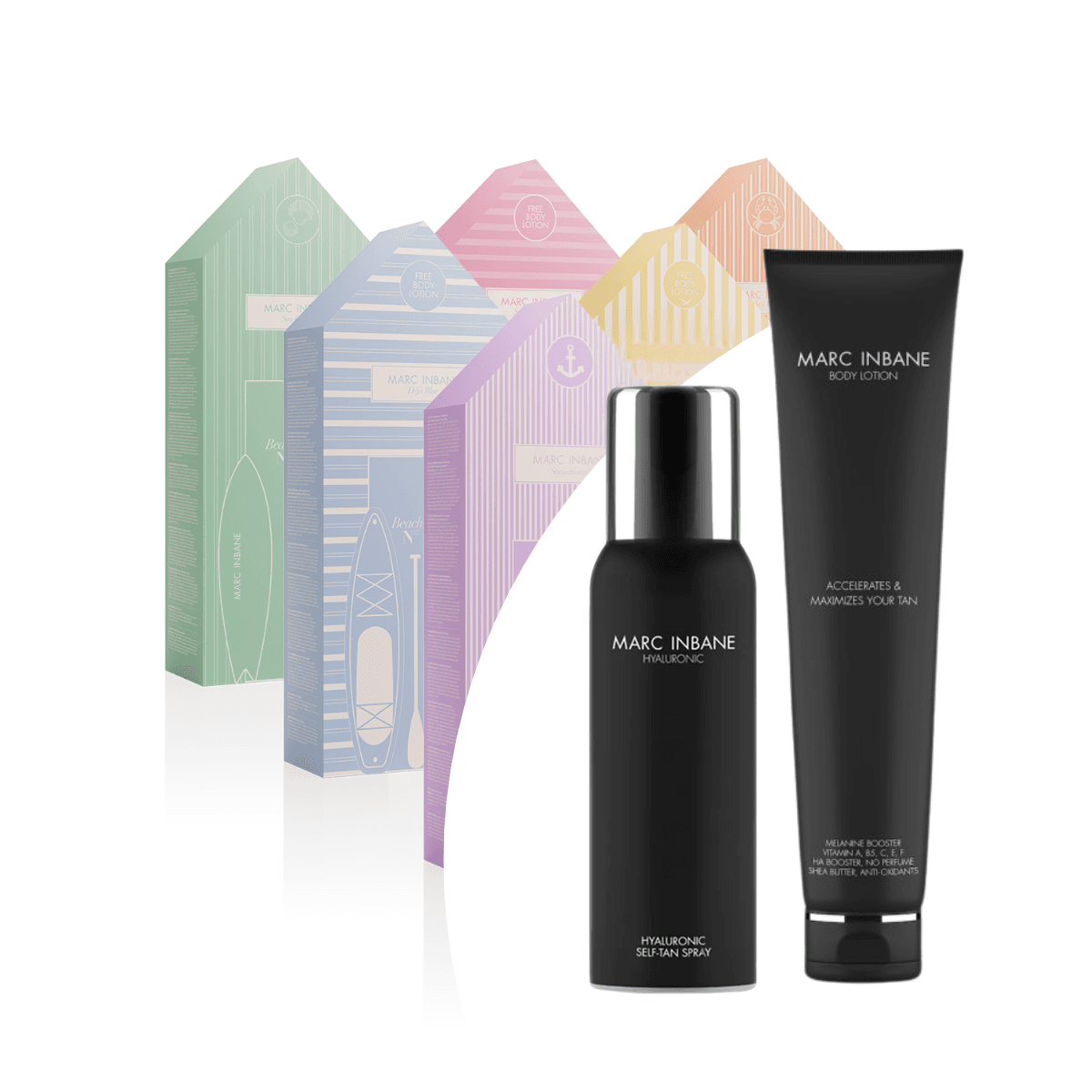 Marc Inbane Hyaluronic Self Tan Spray 100ml + Gratis Body Lotion
