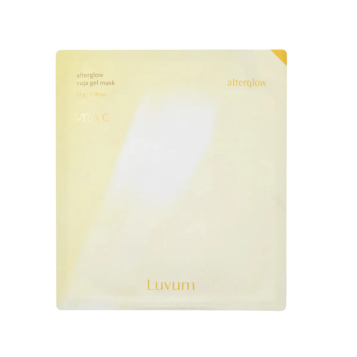Luvum Afterglow Yuja Gel Mask 